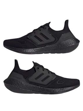Adidas UltraBoost 22 Running Shoes Triple Black 8.5W NWT